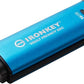 Kingston Ironkey Vault Privacy 50 USB-C 16GB Flash Drive | FIPS 197 Certified | XTS-AES 256-bit | BadUSB and Brute Force Protection | Mult-Password Option | IKVP50C/16GB
