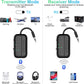Bluetooth Transmitter Receiver, 2-in-1 V5.3 Wireless Adapter for Airplane, TV, PC, Gym, Switch. Supports up to 2 AirPods/Headphones. Audio Receiver for Car/Home Stereo,with AptX Low Latency & HD