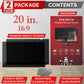 [2 Pack] 20 Inch Privacy Screen Filter for Widescreen 16:9 Monitor | Privacy Shield | Anti-Glare | Anti-Blue light Protector | Eye Protection | Computer Security Private Filter