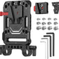 SmallRig Battery Plate with V-Lock Mount with Dual 15mm Rod Clamp Kit for Camera Power Supply - 4958