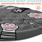 Ergonomic Mouse Pad Wrist Support with Memory Foam Massage Bulge, Carpal Tunnel Pain Relief Mousepad Wrist Rest for Mouse(12x8 inch, Paw)