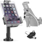 Pyle PSPADLK8 Anti-Theft Tablet Security Stand Kiosk - Table Mount Desktop Tablet Case Holder with Lock, Adjustable Clamp Arm, Internal Cable Routing, for iPad, Kindle, Samsung, Android Tablets