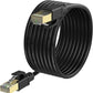 Cat8 Ethernet Cable 150ft, Internet Network Cord, 40Gbps 2000Mhz LAN Wires, High Speed SSTP LAN Cables with Gold Plated RJ45 Connector for Router, Modem, Gaming, Xbox (150ft)