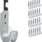 ICC Batwing J Hook 2” with Retainer Clip - Galvanized Steel Cable Management Hooks for Hanging Cable to Hanger Wire and Threaded Rod - Rust-Resistant, EIA and TIA Compliant - 2 Inch 25 Pack