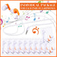 Konohan 100 Pcs Bulk Earbuds with Wire Basic Headphones in Ear for Libraries Laptop, No Microphone 3.5 mm Jack Earbuds Dot Headphones, Individually Bagged (Orange)
