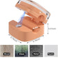 Magnetic Cable Clips, Adjustable Cord Holder Management, Adhesive Wire Keeper Organizer for Home Office Desk Phone PC Car Wall Desktop Nightstand Appliance (8-Pack Crystal Multicolor)