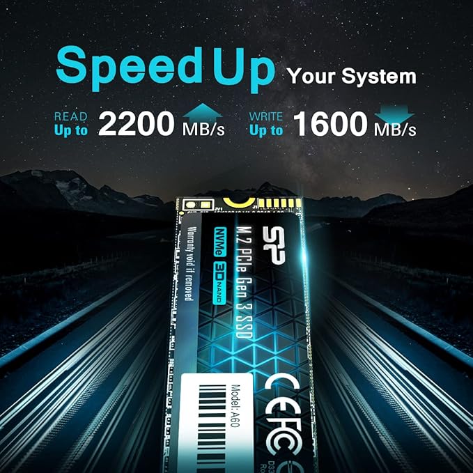 Silicon Power 128GB NVMe M.2 PCIe Gen3x4 2280 SSD (SP128GBP34A60M28)