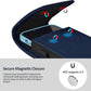 Phone Holster for Belt with Metal Clip and Magnetic Closure Compatible with iPhone 16/15/14/13/12 Pro and Non-Pro, Galaxy S25 S24 S23 S22 for Everyday Protection, M-Blue