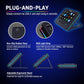 VSDINSIDE Macro Keypad, Stream Controller Deck Gaming Streaming Shortcut Keyboard, 18 Programmable Keys Customizable Visual AI Pad USB Soundboard for OBS, YouTube, Desk Office Setup, Laptop, PC, Mac