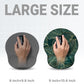 Ergonomic Mouse Pad Wrist Support, Comfortable Mouse Pad Wrist Rest, Relieve Wrist Pain Gel Mouse pad, Non-Slip Rubber Base Mousepad for Laptop, Computer(Green Leaf)
