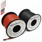 Fermerry 18 AWG Stranded Wire Spool 100ft Each 2 Colors Flexible 18 Gauge Silicone Hook up Wire Kit Electrical Tinned Copper Wire