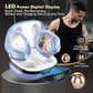 Wireless Earbuds, Bluetooth Headphones, Ear Buds with 80hr Playtime, LED Power Display, Noise Canceling, LED Power Display, IPX7 Waterproof Earphones for Gym/Workout/Sport（Blue）