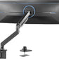 VIVO Premium Aluminum Monitor Arm for Ultrawide Screens up to 49 inches and 33 lbs, Heavy Duty Single Desk Mount, Pneumatic Height, Max VESA 100x100, Black, STAND-V101G1