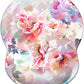 ITNRSIIET Ergonomic Mouse Pad with Gel Wrist Support Small Wrist Rest Smooth Surface Non-Slip PU Base Comfortable Office Supplies Pain Relief, 8.7 x 7.2 inches, Beautiful Flowers