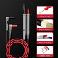KAIWEETS Silicone Multimeter Test Leads with Gold-Plated Probes, 48 inch Long, CAT III 1000V CAT IV 600V 20A, Compatible with Volt Clamp Meter Electrical Testing Tools