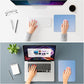 ITNRSIIET Mouse Pad Non-Slip Rubber Base Smooth Surface Stitched Edges Waterproof Durable Compatible with All Mice for Office & Gaming, Desk Accessory, 10.2x8.3x0.12 inch, Azure Gradient