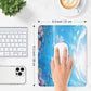 ITNRSIIET Mouse Pad Non-Slip Rubber Base Smooth Surface Stitched Edges Waterproof Durable Compatible with All Mice for Office & Gaming, Desk Accessory, 10.2x8.3x0.12 inch, Ocean