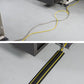 D-Line 30ft Floor Cord Cover, Made in USA Linkable Cable Protector, Hide Extension Cords, Protect Cords, Prevent Cable Trips, Cord Hider, Heavy Duty - Cord Cavity = 1.18" (W) x 0.39" (H), Black/Yellow