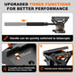 Professional Camera Monopod with Feet, 73.2 inch Aluminum Portable Travel Video Monopod with Removable Tripod Stand Base, Max Load 22 Lbs, New Q6 Fluid Head for DJI RS4 Manfrotto