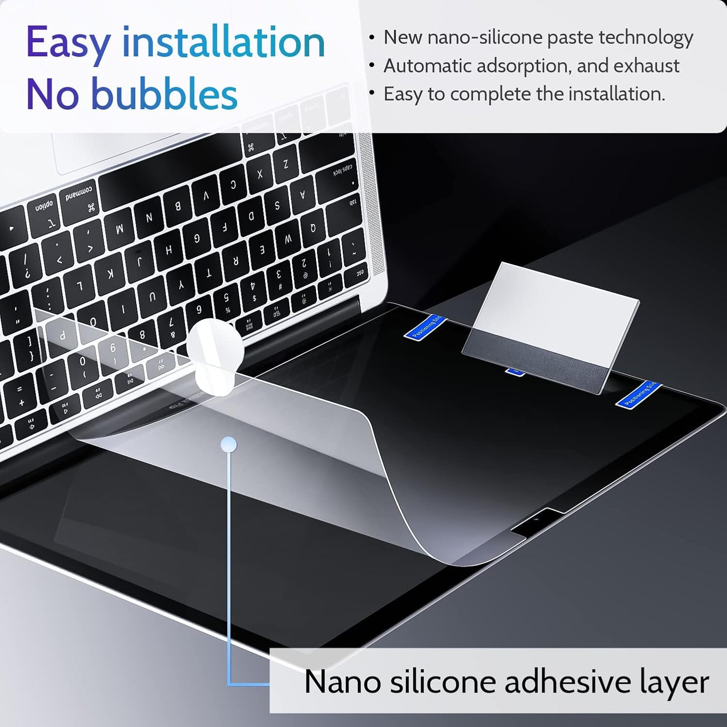 3-Pack Anti Blue Light Screen Protector for MacBook Pro 16 Inch(2021-2024, M1, M2, M3, M4), 16.2" Mac Laptop Glare Filter Uv Blocker Shield Cover Eye Protection Film