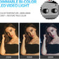 GVM 2 Pack LED Video Lighting Kits with APP Control, Bi-Color Variable 2300K~6800K with Digital Display Brightness of 10~100% for Video Photography, CRI97+ TLCI97 Led Video Light Panel +Barndoor