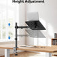 HUANUO Laptop Desk Mount - 17' to 32' Monitor Arm, Ventilated Tray, Fully Adjustable with Tilt, Swivel & Rotation, Holds up to 22 lbs