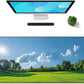 Galdas Gaming Mouse Pad XXL XL Large Long Extended Big Mousepad Non-Slip Rubber Keyboard Mouse Pad with Stitched Edges for Laptop Home Office (31.5x11.8x0.08 Inch) … (Grass)