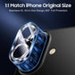 UniqueMe for 3 Pack iPhone 16 / iPhone 16 Plus Camera Lens Protector - [Drop Protection] [Case Friendly] 9H Tempered Glass Camera Cover Screen [Update New Version] - Silver