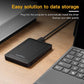 UnionSine 2.5" Portable External Hard Drive 1TB, USB 3.0 Type-C HDD Storage Compatible for PS4, Xbox, PC, Mac, TV, Desktop, Laptop(Black) HD3513