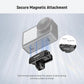 NEEWER Magnetic Mount Adapter Compatible with DJI Osmo 360 / Action 5 Pro/4/3, Upgraded Metal Quick Release Action Camera Mount Vlogging Accessories with 1/4" Tripod Thread, AC011
