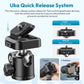 ULANZI TT53 Camera Tripod, 70.8” Travel Tripod for DSLR/Phone, Heavy Duty Fold Portable Stand with 360° Ball Head UKA Quick Release Plate, Lightweight Compact for Photography Vlogging Video Shooting
