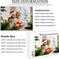 Custom Puzzle 120/200/300/500/1000/1500 Pieces, Personalized Puzzle from Your Own Photos, Customized Picture Jigsaw Puzzle Gift for Christmas Wedding Birthday Family