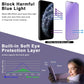2 Pack Anti Blue Light Matte Screen Protector for iPhone X/iPhone XS/iPhone 11 Pro, 9H Tempered Glass, Full Coverage, Anti-Fingerprint, Auto Dust-Elimination, No Bubble, Easy Installation