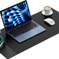 TopMade Mouse Pad with 15W Wireless Charging & Phone Holder, 31.5" x 15.75" XXL Large Desk Pad, Gaming Computer Keyboard Pad, Waterproof Mousepad Home Office Desk Mat for MacBook, PC, Laptop, Black