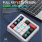 Adventurers K812 Wired Mechanical Numeric Keypad, 19-Key Hot-Swappable RGB Numpad, Macro Programmable, Detachable Type-C Cable, Game/Office Mode Switch – for PC/Laptop/Desktop (White)