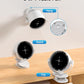 Portable Desk Fan, Clip-On Rechargeable USB Fan with 100-Level Precision Control & LED Touch, 360° Rotation, Ideal for Stroller, Office, Bedroom, Kitchen, Camping – White, 7-inch