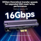 ELUTENG PCIe NVMe Adapter with Aluminum Heatsink M.2 PCIe Adapter Supports PCI-Express X1 X4 X8 X16 Slots NVMe PCIe Card Low Profile Bracket Max 4TB Support 2230 2242 2260 2280 SSD