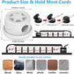 ELII 328Pcs Cable Management Kit, 8 Magnetic Cable Clips,69Adhesive Cable Holder,4 Cable Sleeve Split,22Reusable Cable Strap,200 Nylon Cable Zip Ties with 25 Mounts TV Home(White)