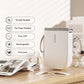 NIIMBOT D11 Bluetooth Label Maker 300 DPI Portable Label Printer with 3Rolls Labels