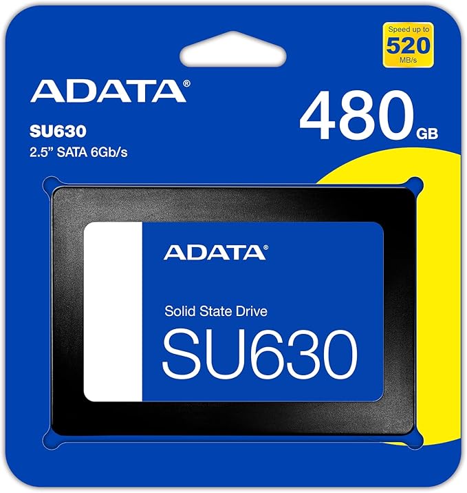 ADATA Ultimate SU630 480GB Solid State Drive, Black