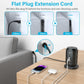 AiJoy Flat Plug Power Strip Tower with 9 Outlets and 5 USB Ports (2 USB-C), 1200J Surge Protection, 1625W Extension Cord with Multiple Outlets Charging Station for Home Dorm Office Supplies