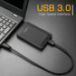 UnionSine 2.5" Portable External Hard Drive 1TB, USB 3.0 Type-C HDD Storage Compatible for PS4, Xbox, PC, Mac, TV, Desktop, Laptop(Black) HD3513