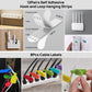 193 PCS Cable Management Kit - 4 Cable Sleeve, 57 Self Adhesive Cable Clips, 12 Hanging Strips, 12 Cable Organizer Straps and 100 Fastening Cable Ties for TV Computer Under Desk (Black)