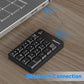 MOFII Bluetooth 5.1 Number Pad Wireless Numeric Keypad Silent 19 Keys USB Keypads, Portable Financial Accounting Numpad 10 Key for Laptop/Notebook/Surface Pro/PC - Black