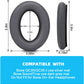 Replacement Ear Pads for Bose SoundTrue Headphones Around-Ear Style, Memory Foam Also Fits QuietComfort 35/ QC35 II Around-Ear Headphones(Dark Grey)