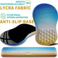 Hokafenle 2 in 1 Ergonomic Mouse Pad Wrist Support & Wrist Rest for Computer Keyboard Set, with Relieve Carpal Tunnel Pain Massage Bulge and Full Memory Gel Design (2In1 Set, Morning Sky)