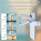 2025 New Upgrade Adjustable Smartphone Camera Mirror Reflection Clip Kit for iPhone & All Phones, Mirror Effect Lens - HD Glass Phone Shooting Reflection Mirror for Outdoor Travel Photography (White)