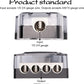 4 Way Power Distribution Block 1x 0/2/4 Gauge in 4X 4/8/10 Gauge Out Nickel Plated Car Audio Splitter Amp Distribution Connecting Block,2Pcs