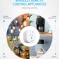 Remote Control Outlet Wireless Light Switch for Household Appliances, Expandable Remote Light Switch Kit, Up to 100 ft Range, FCC Certified, ETL Listed, White (3 Outlets + 1 Remotes)