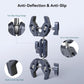 SMALLRIG Double Clamp Mount, Umbrella Clamp, Super Clamp Arm, for Chair, Pole, Tripod, C Stand, Handlebar, All Metal Max Load Capacity 3.5kg